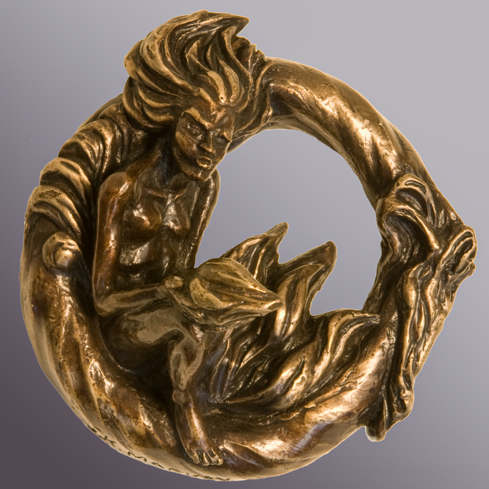Original bronze of Loge - god of fire