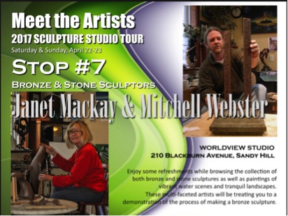 National Capital Network of Sculptors 2017 Sculpture Studio Tour, April 22 -23