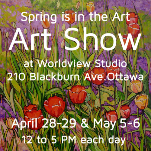 Spring is in the Art,  April 28-29 & May 5-6
