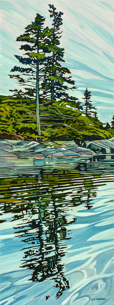Oil on canvas painting 18" x 48"