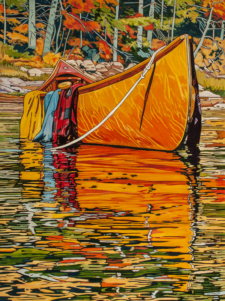 Oil on canvas painting 36" x 48"